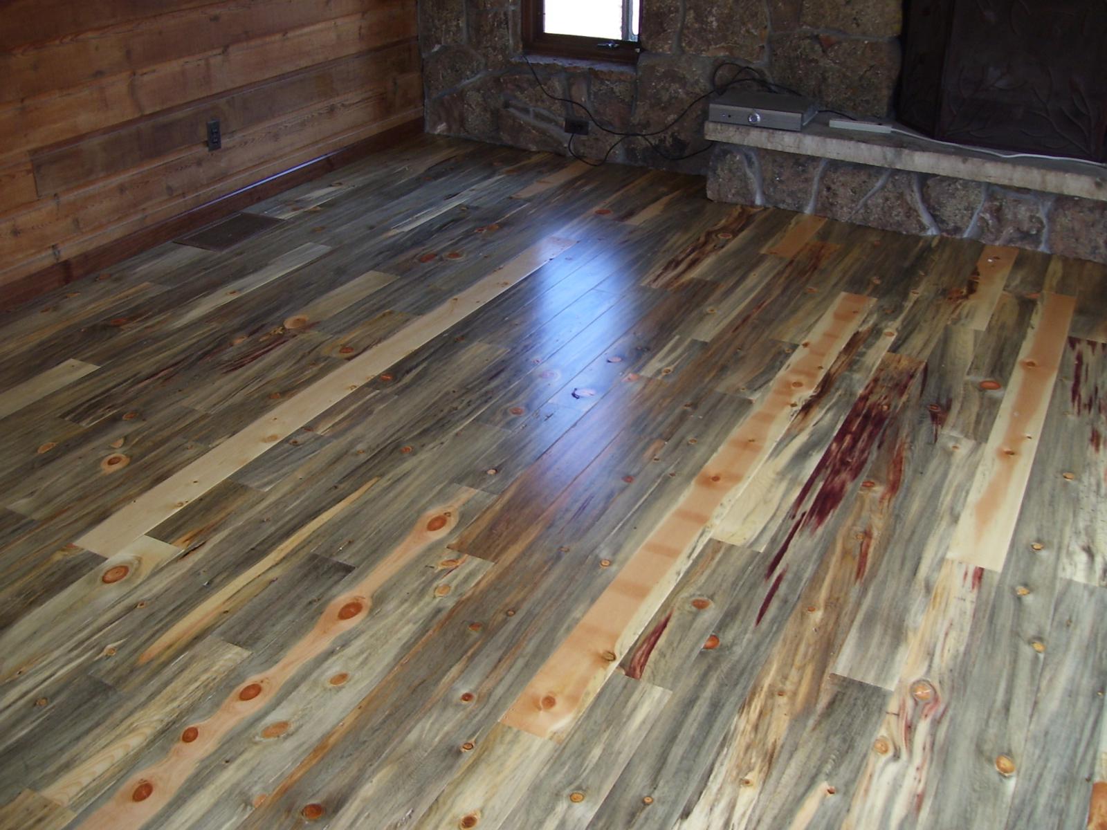 Beetle Kill Blue Pine Hardwood Flooring, Blue Hardwood Flooring
