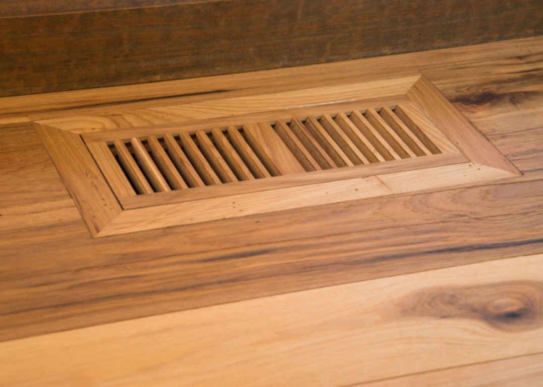 Wooden floor vents