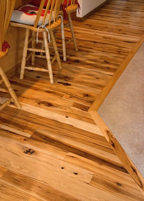 Reclaimed Hickory Hardwood Flooring, Antique Hickory Hardwood Flooring